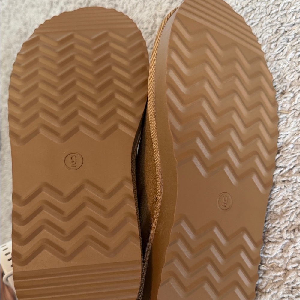 Auden Tan Women's Slip on shoes with hard bottoms - Picture 5 of 5
